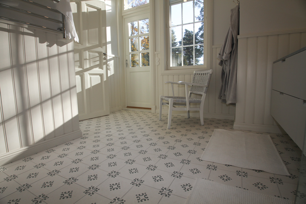 Cememt tile, Old Villa Hanko