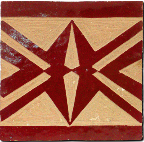 ZUHEROS MONTORO 10*10cm  Collection Cordoba, Zellige border piece