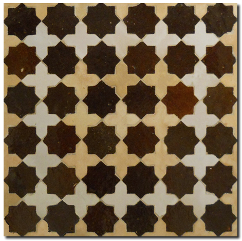 MUSHRABI 30*30cm (1,75kg) Zellige plates