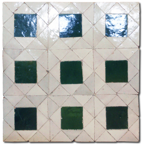 UMMAYA 30*30cm (1,7kg) Zellige plates