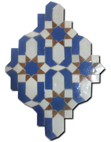 TARSIA 14,5*14cm (0,3kg) Zellige plates
