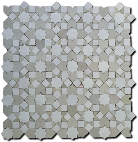 TARSEA 27*27cm (1,1kg) Zellige plates