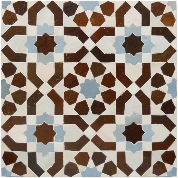 KATYANI 29*29cm (1,30kg) Zellige plates