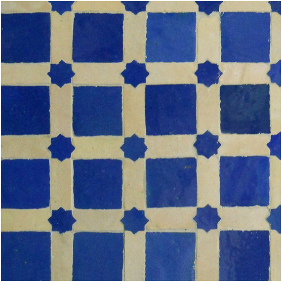 MWALAF 28,4*28,5cm (1,4kg) Zellige plates